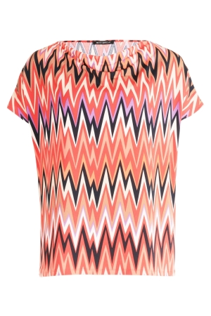 Betty Barclay Shirt Kurz 1/2 Arm 4868 Red/beige