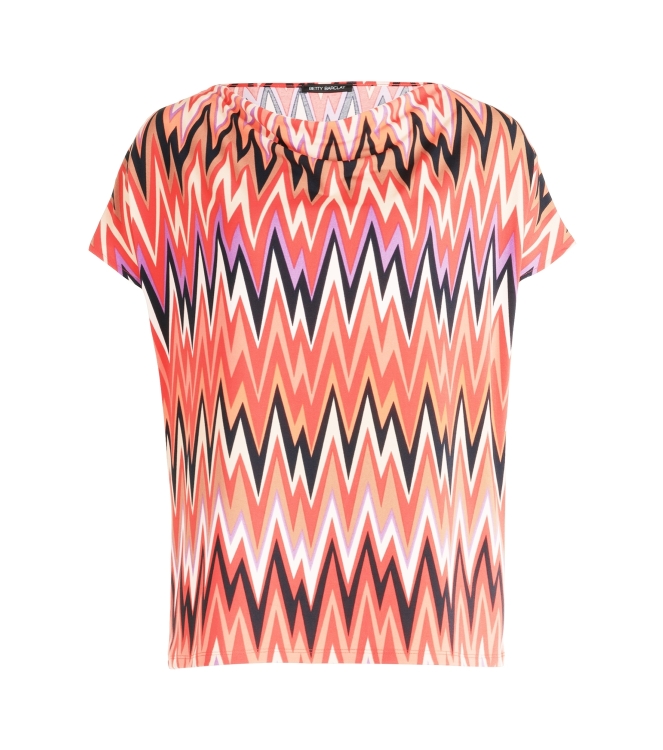 Betty Barclay Shirt Kurz 1/2 Arm 4868 Red/beige