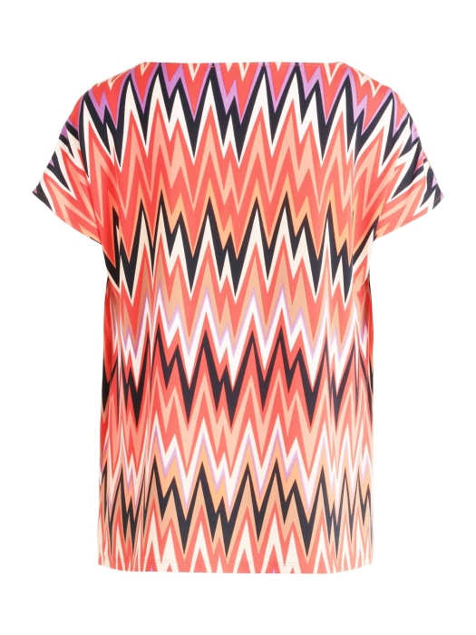 Betty Barclay Shirt Kurz 1/2 Arm 4868 Red/beige