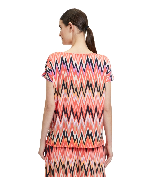 Betty Barclay Shirt Kurz 1/2 Arm 4868 Red/beige