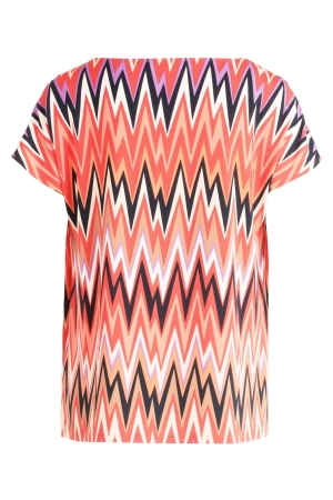 Betty Barclay Shirt Kurz 1/2 Arm 4868 Red/beige