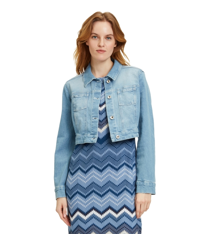 Betty Barclay Blazerjacke Kurz 1/1 Arm 8618 Light blue denim