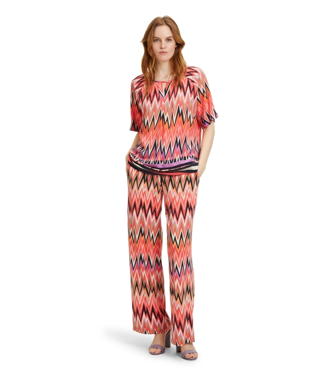Betty Barclay Hose Casual 1/1 LAEnge 4868 Red/beige