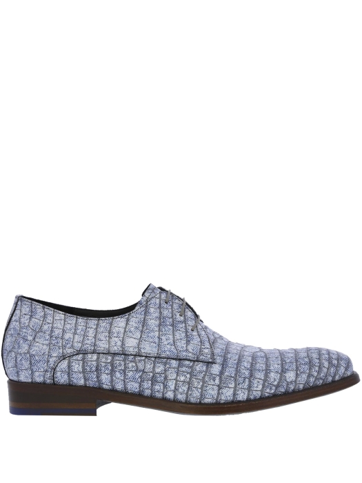 Floris van Bommel Floris Dressed Blue Reptile print Blue
