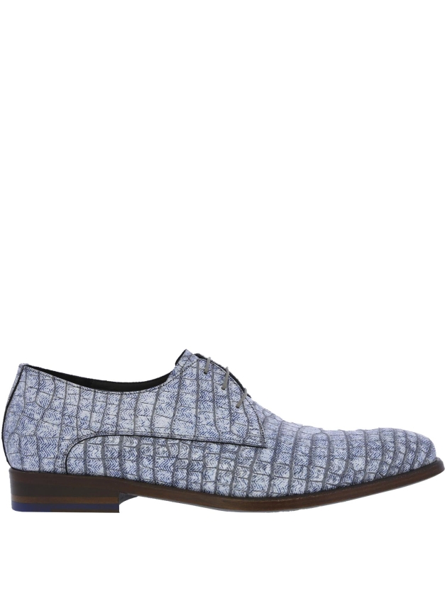 Floris van Bommel Floris Dressed Blue Reptile print Blue