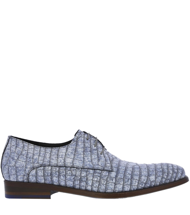 Floris van Bommel Floris Dressed Blue Reptile print Blue