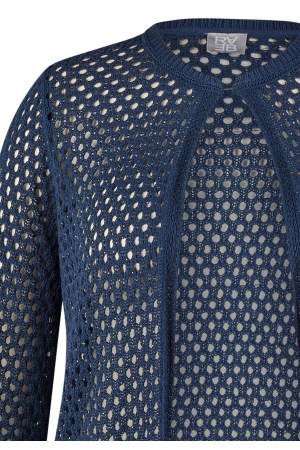 Rabe Strickjacke 2374 Pazifik