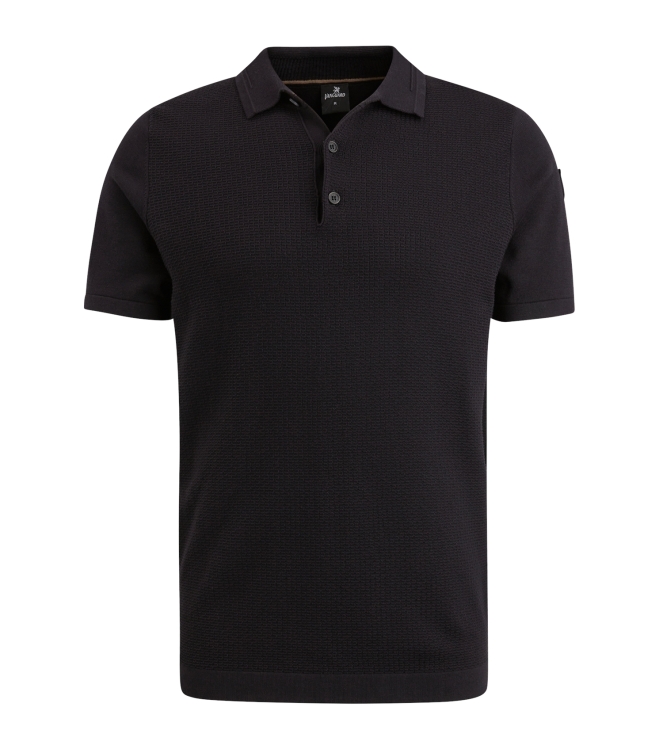 Vanguard Short sleeve polo cotton modal 9139 Black Onyx