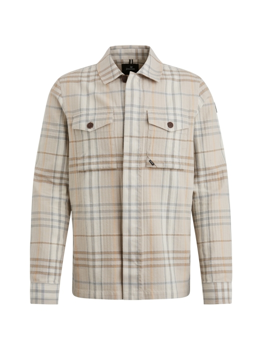 Vanguard Long Sleeve Shirt Woven Check Herr 5038 Cashmere Blue