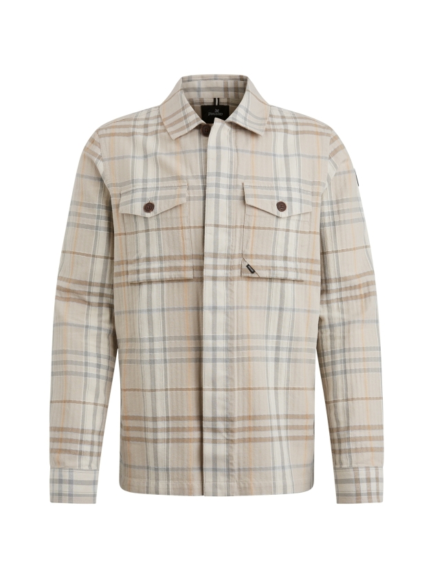 Vanguard Long Sleeve Shirt Woven Check Herr 5038 Cashmere Blue