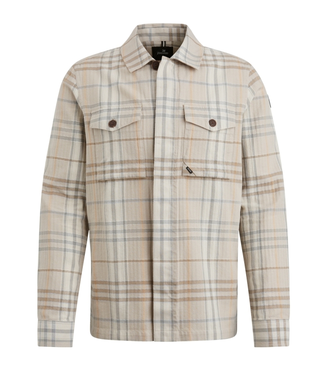 Vanguard Long Sleeve Shirt Woven Check Herr 5038 Cashmere Blue