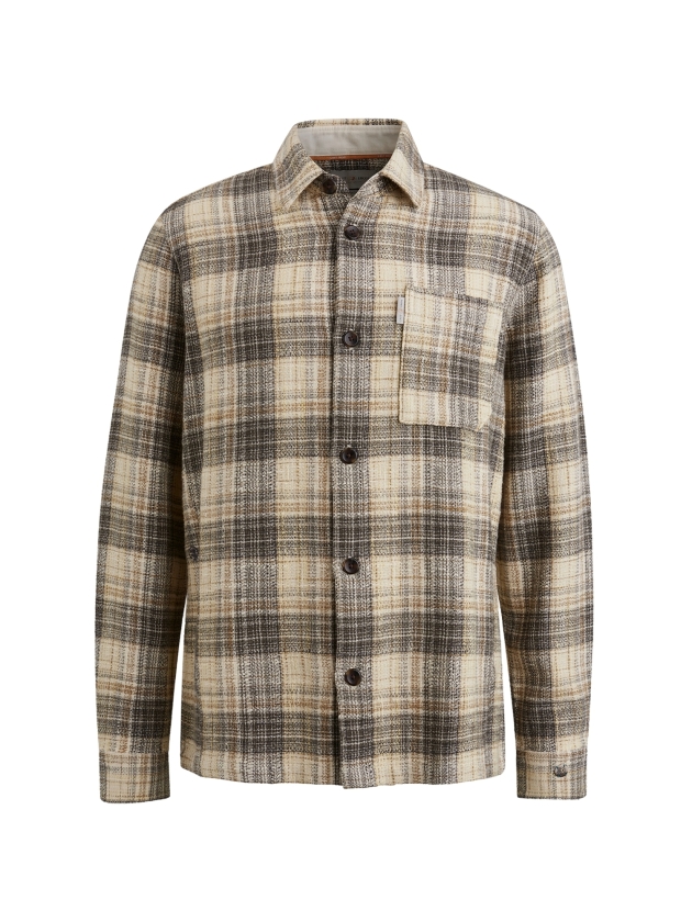 Cast Iron Long Sleeve Shirt YD Check Regular 6495 Mulled basil