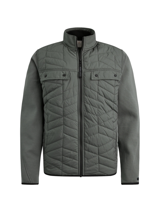 Cast Iron Bomber jacket interlock 6495 Mulled basil