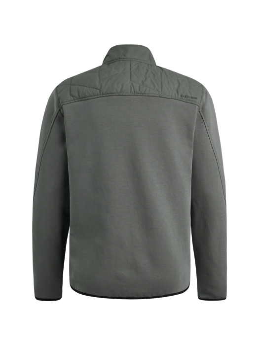 Cast Iron Bomber jacket interlock 6495 Mulled basil