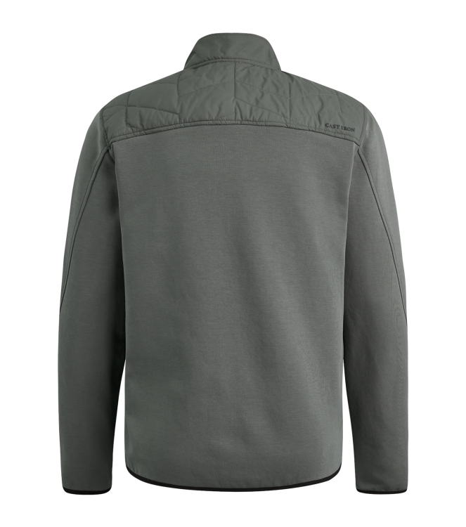 Cast Iron Bomber jacket interlock 6495 Mulled basil