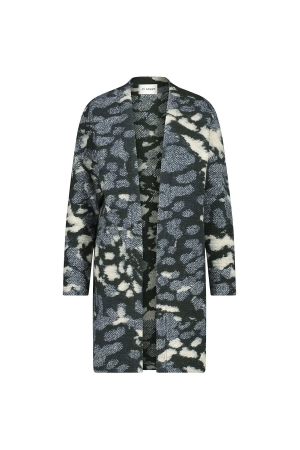 In Shape Cardigan Vicky Jacquard 349 Green Multicolour