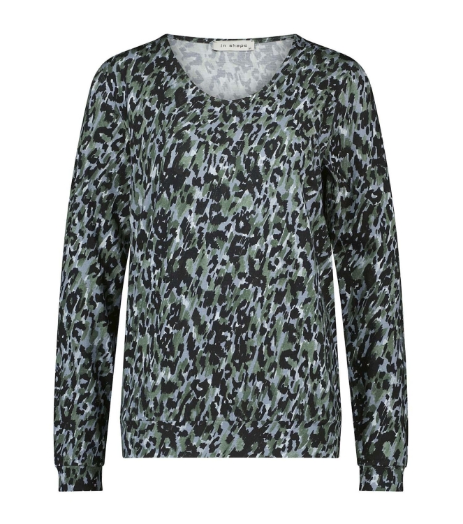 In Shape Top Vlinder 375 Sage Green Combi