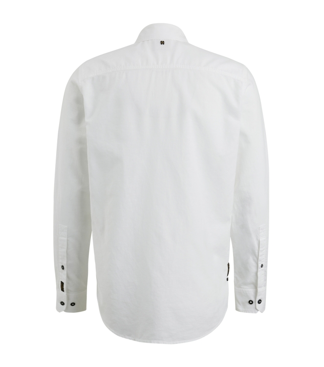 PME Legend Long Sleeve Shirt Ctn/Linen 7003 Bright White