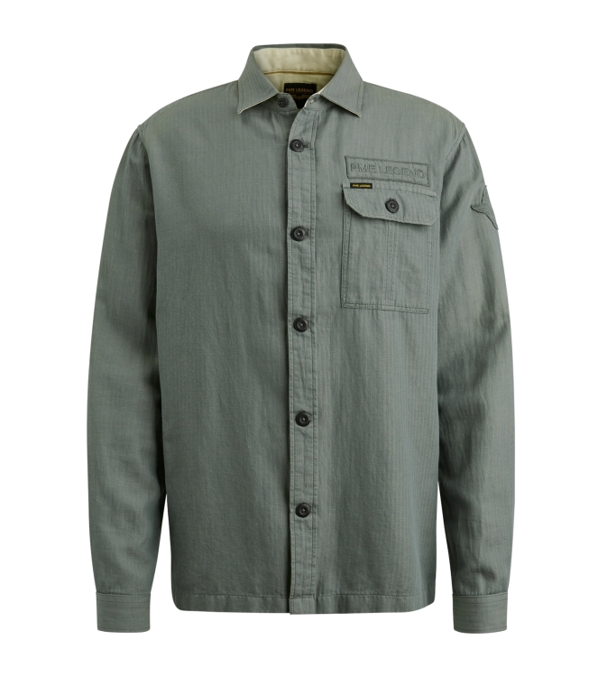PME Legend Long Sleeve Shirt Ctn/ Linen 2 ton 6019 Norh atlantic