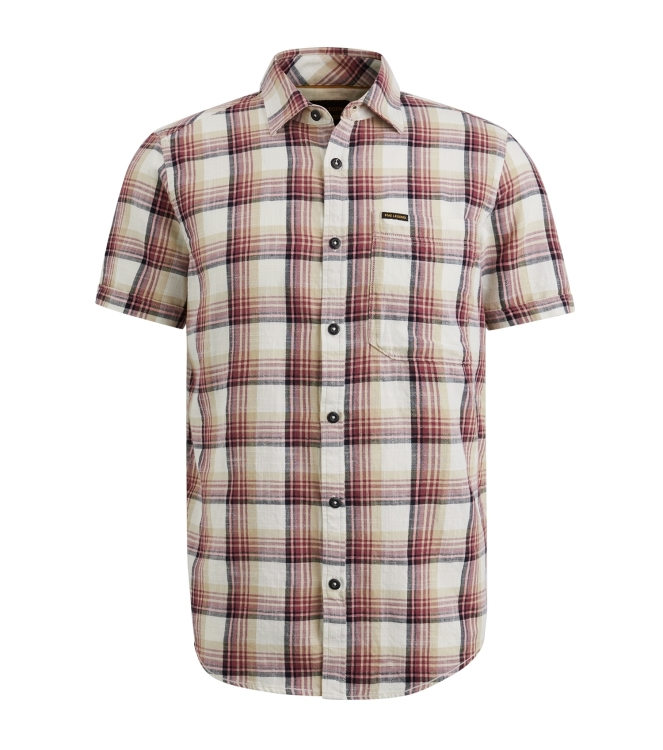 PME Legend Short Sleeve Shirt Ctn Slub Weave 4119 Noctrune