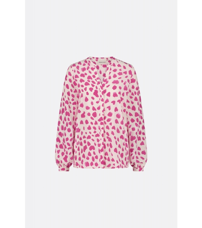 Fabienne Chapot Frida Blouse 0043 Cream White/Hot Pink
