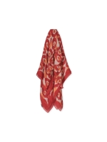 Kyra scarf Tiedye dot print 537 salsa red