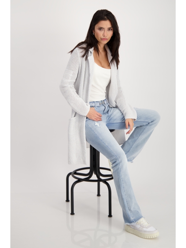 Monari Strickjacke 124 Cloudy grey