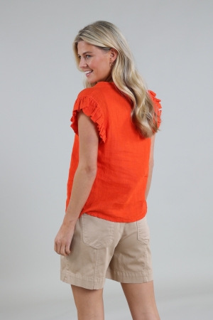 NUKUS Cosie Top 61 coral