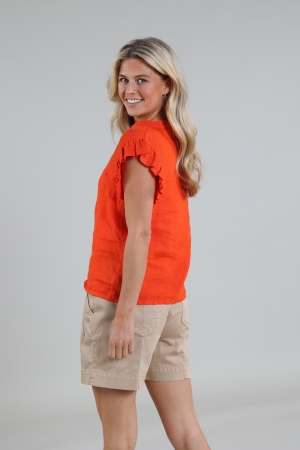 NUKUS Cosie Top 61 coral