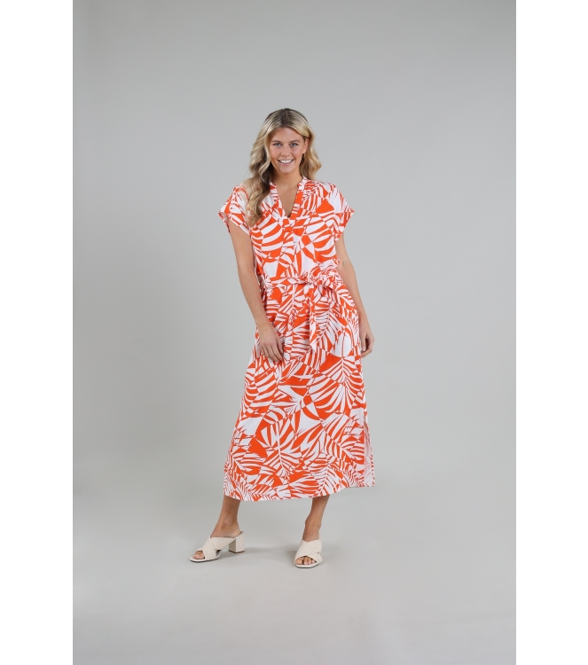 NUKUS Rosalie Dress Sophia 93 white/coral