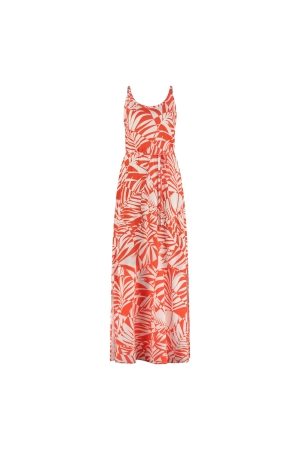 NUKUS Rubia Dress Sophia 93 white/coral