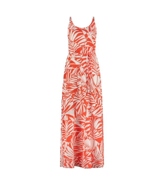 NUKUS Rubia Dress Sophia 93 white/coral