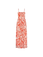 NUKUS Rubia Dress Sophia 93 white/coral