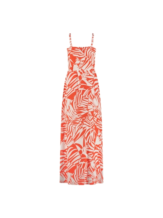 NUKUS Rubia Dress Sophia 93 white/coral