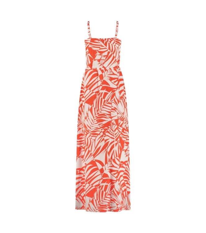NUKUS Rubia Dress Sophia 93 white/coral