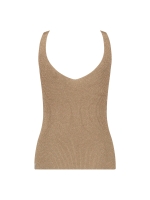 NUKUS Debby Singlet Lurex 64 camel