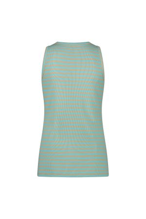 NUKUS Stefania Singlet Striped 201 turquoise/sand
