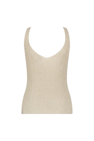 NUKUS Debby Singlet Lurex 9 sand