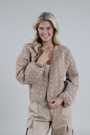NUKUS Debby Singlet Lurex 9 sand