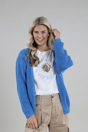 NUKUS Gladys Cardigan Fancy 27 blue