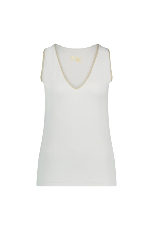 NUKUS Jaba Singlet 16 white