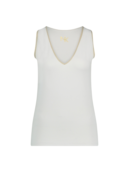 NUKUS Jaba Singlet 16 white