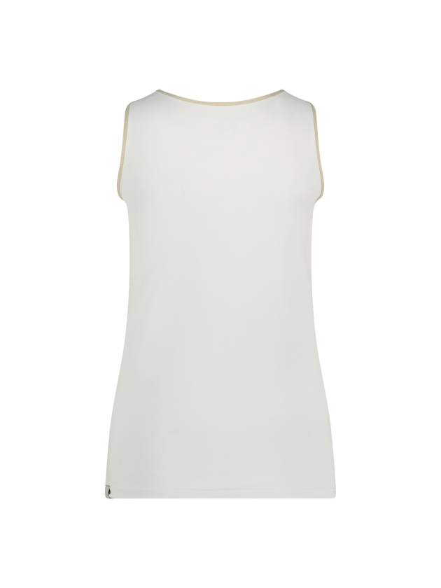 NUKUS Jaba Singlet 16 white