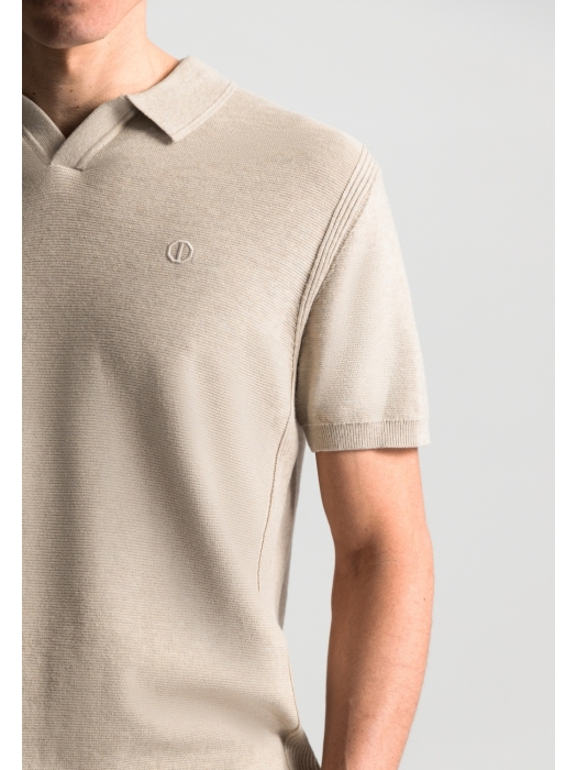 Dstrezzed Mercury Short Sleeve Polo 262 Desert Brown