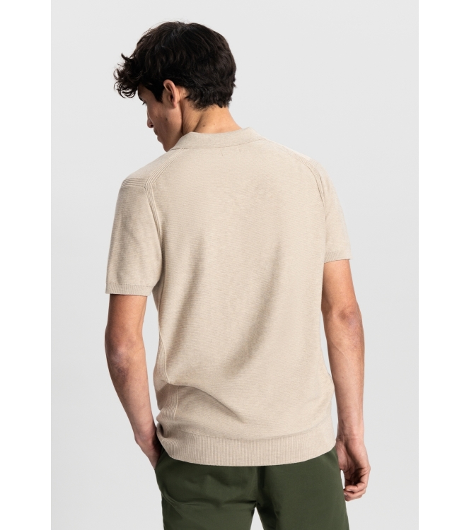 Dstrezzed Mercury Short Sleeve Polo 262 Desert Brown