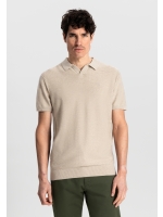 Dstrezzed Mercury Short Sleeve Polo 262 Desert Brown