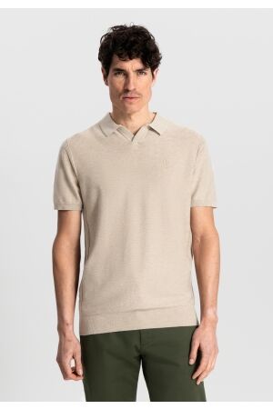 Dstrezzed Mercury Short Sleeve Polo 262 Desert Brown