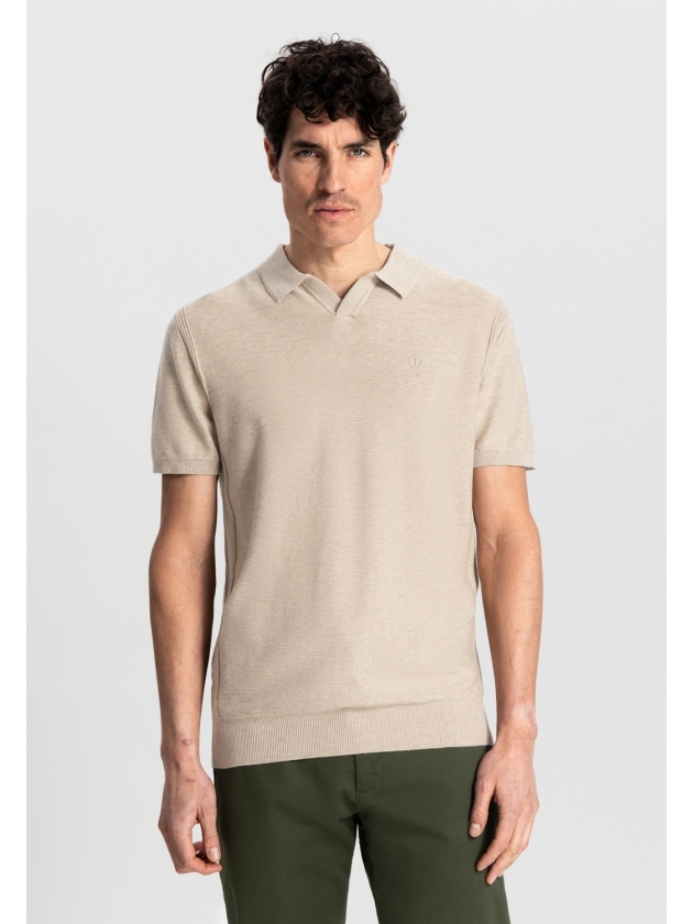 Dstrezzed Mercury Short Sleeve Polo 262 Desert Brown