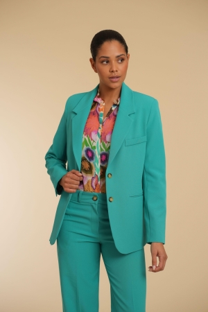 Geisha Blazer solid 615 Teal
