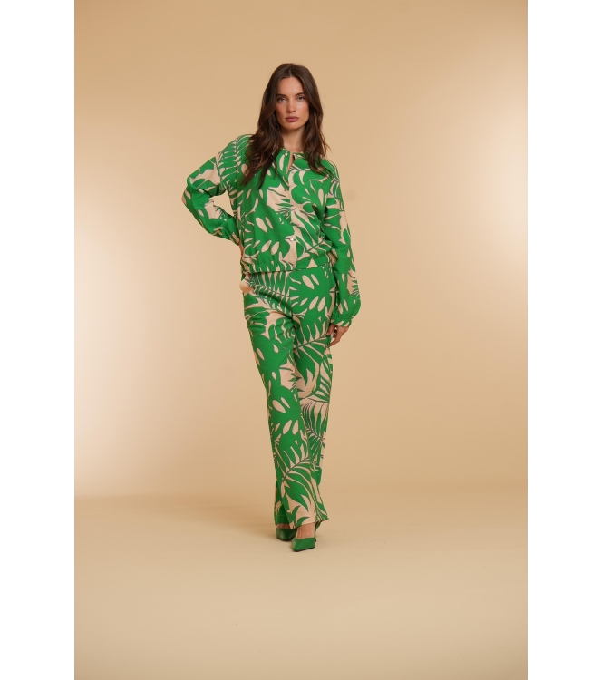 Geisha Pants 720 Sand/green